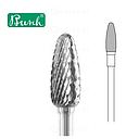 Hardmetalen stiftfrees - ovaal ø 4mm - middelgrove vertanding