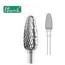 Hardmetalen frees - ovaal Ø 6mm - middelgrove vertanding