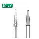 Fraise carbure  - cône ø 3,1mm - denture croisée moyenne