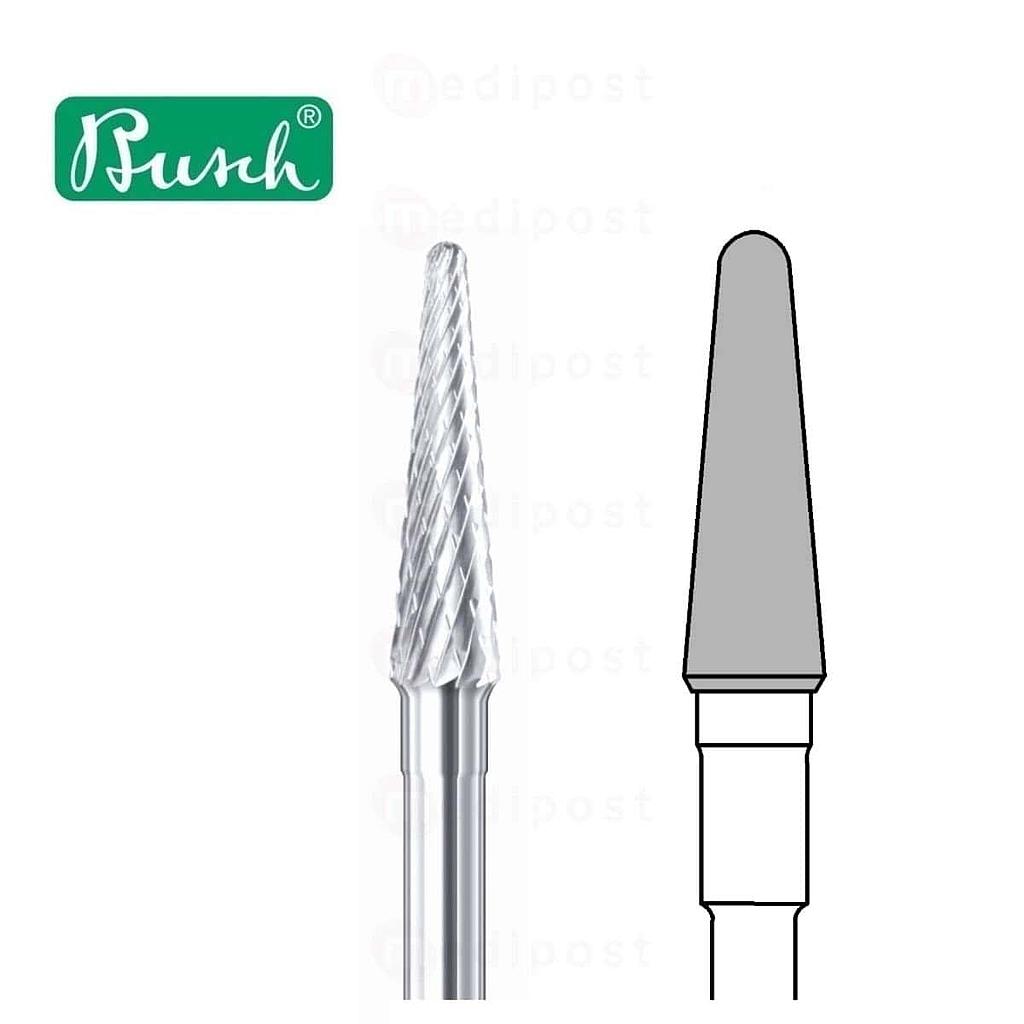 Fraise carbure - cône ø 4mm - denture croisée moyenne