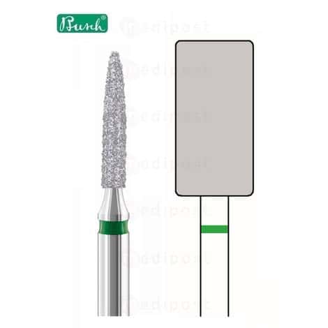 Fraise diamant - cylindre ø 6,5mm - gros grain