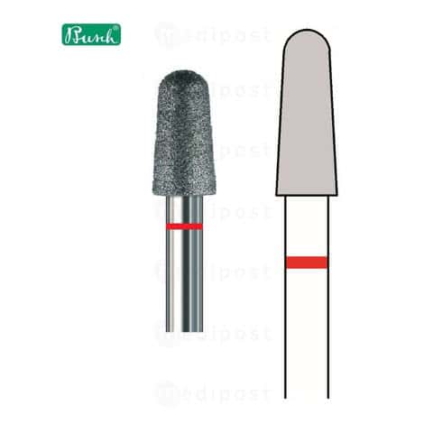 Diamant frees - Afgeronde conus ø 3.3mm - Fijne korrel