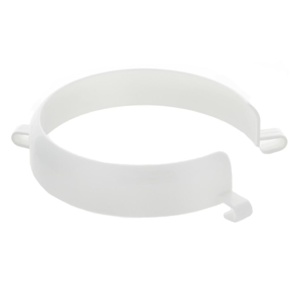 Witte plastic bordrand