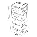 Assistant muet Boby 6 tiroirs de 6cm H94cm