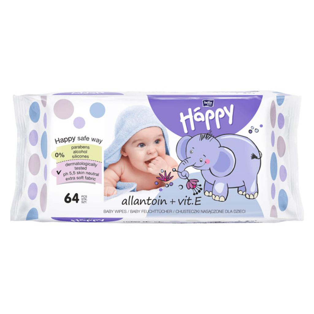 Bella Happy Baby doekjes met allantoïne en vitamine E
