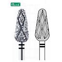 Diamant frees - kegel 7mm diameter - mega groefkorrel