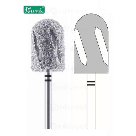 Fraise diamant - diatwister ø 10mm - Grain mega gros