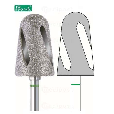 Diamant bur - Diatwister ø 9,5mm - Grove korrel