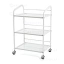 Trio instrument trolley met 3 glazen legplanken Mobipost serie