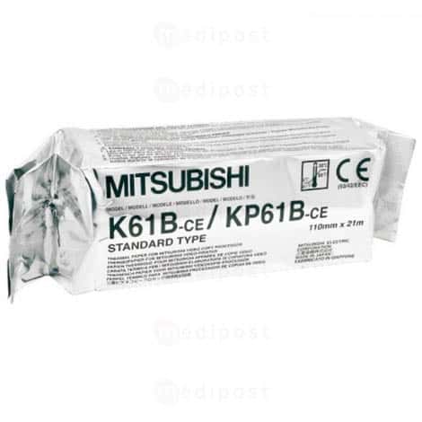 Papier voor Mitsubishi K61B printer 110mmx21m (4)