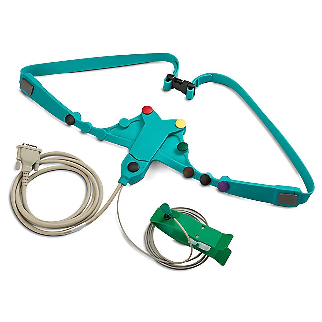 Ceinture thoracique pr ECG 10 électrodes + attache fermeture