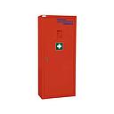 Armoire de rangement métallique pour civière pliable en 4