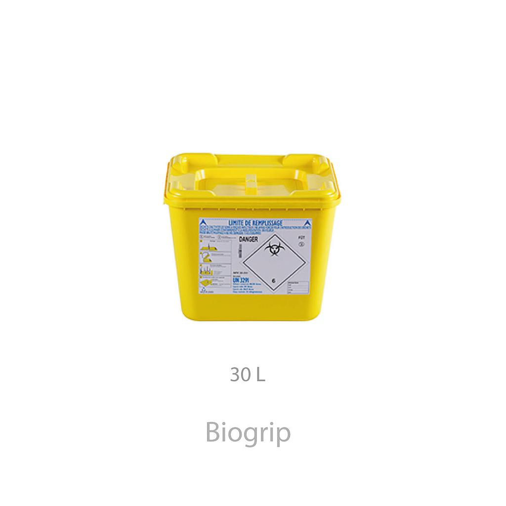 Collecteur d'aiguilles Biogrip 30L