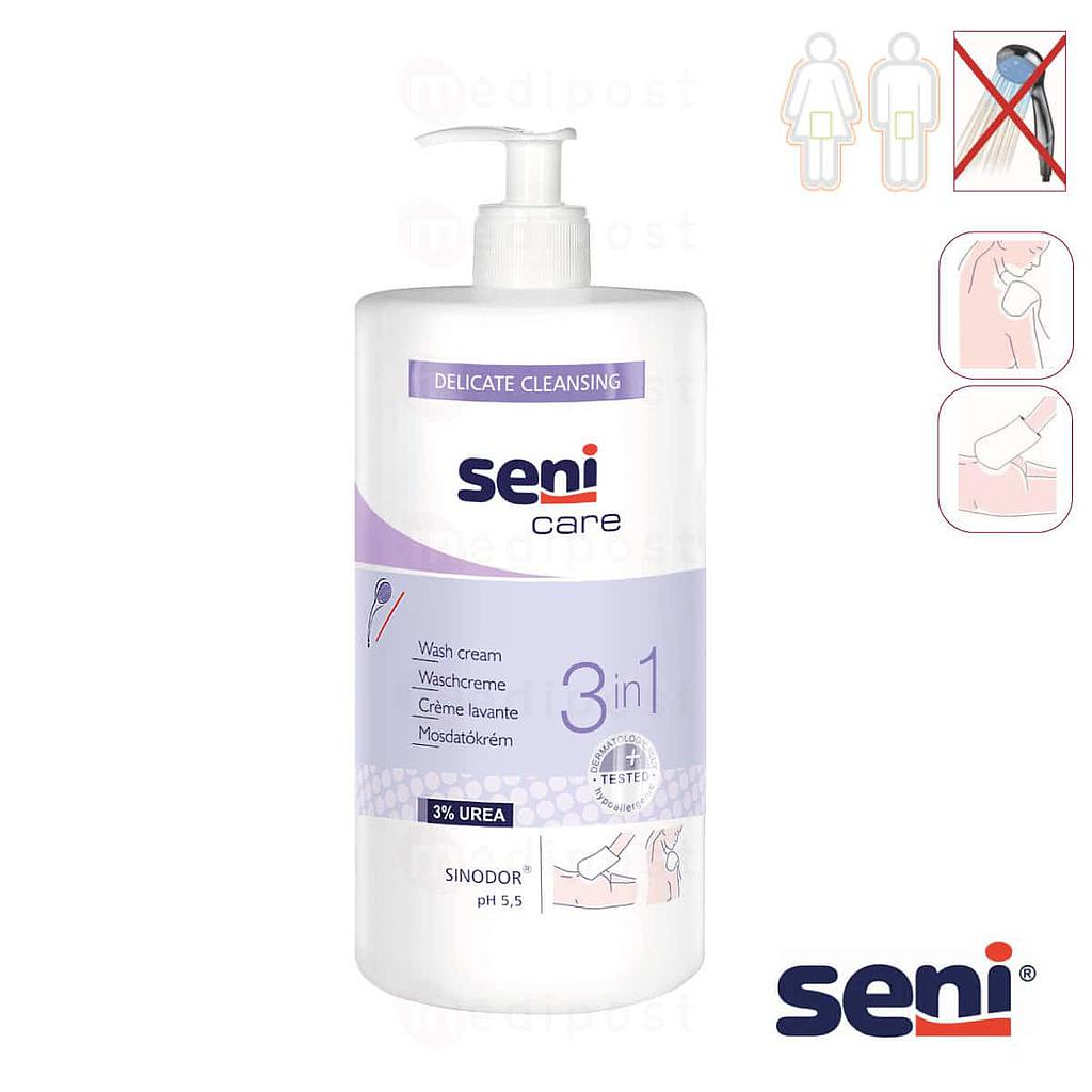 Seni Care reinigingscrème 3/1 - 3% ureum, leave-in