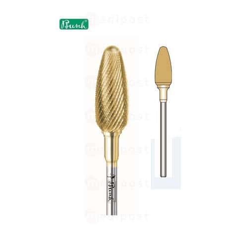 Hardmetalen/titaniumnitride snelspanboor - ovaal ø 7mm