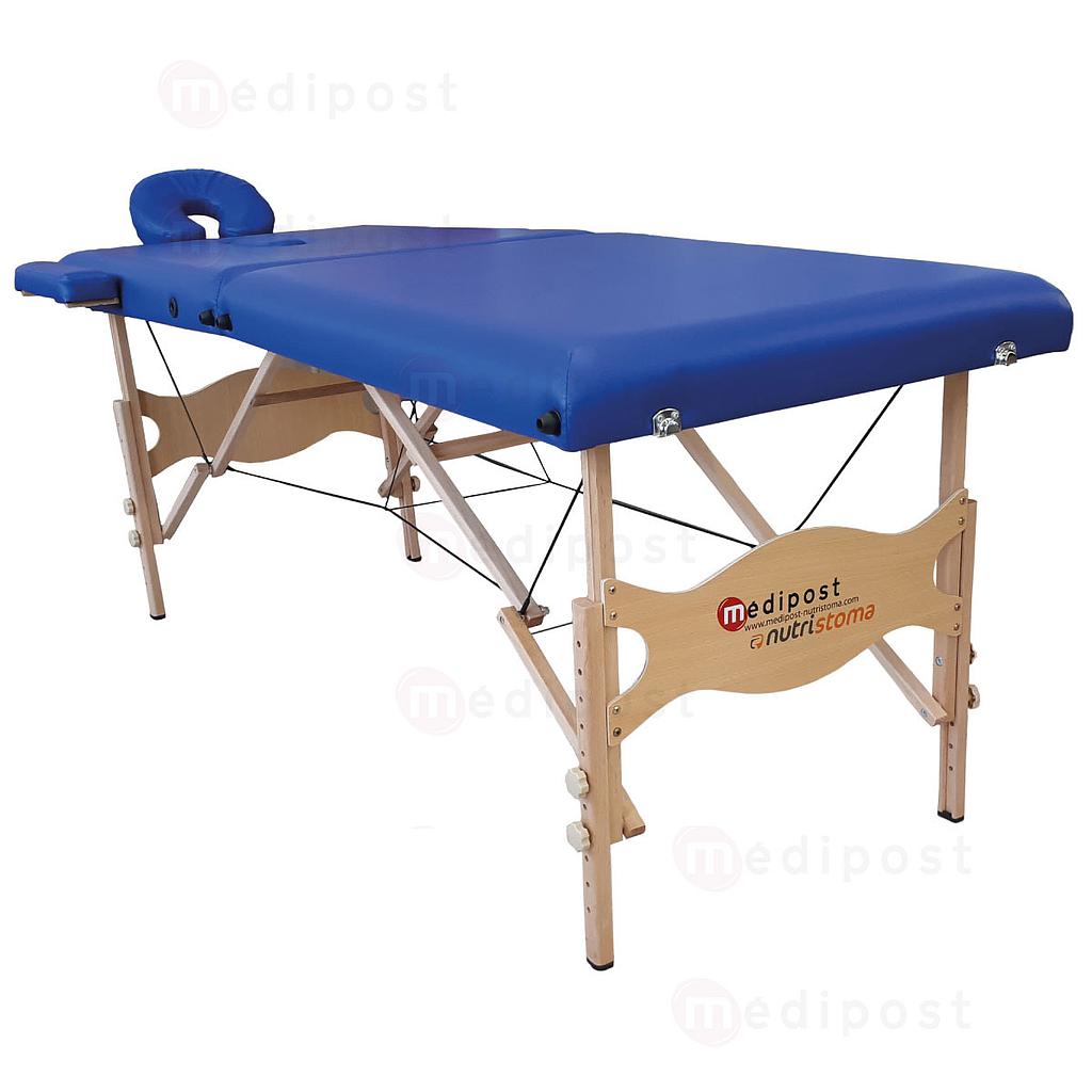 Inklapbare houten massagetafel, 2 delen