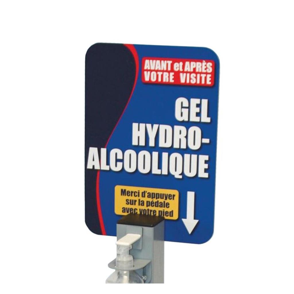 Plaque informative pour distributeur universel Ugel