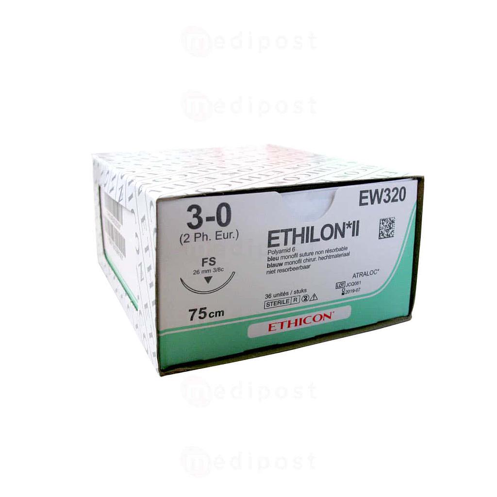 Ethilon® hechtdraad met 3/8" driehoekige naald