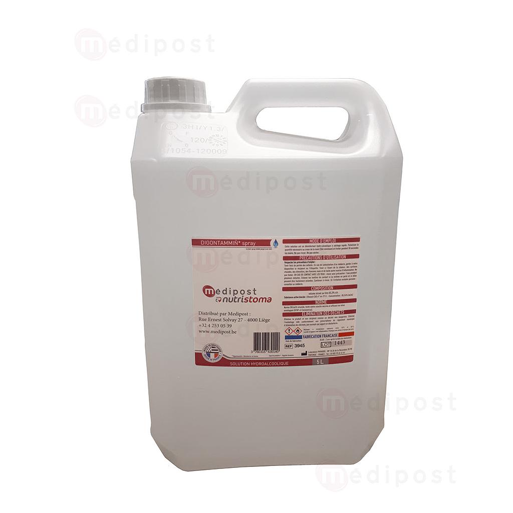 Digontammin gedenatureerde alcohol 83,3% - 5 liter