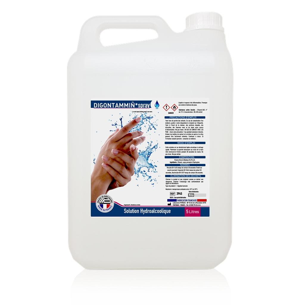 Digontammin Alcoholgel 5 liter - neutraal etiket