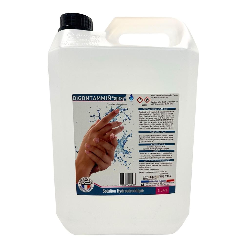 Digontammin alcohol 83,3% - 5 liter
