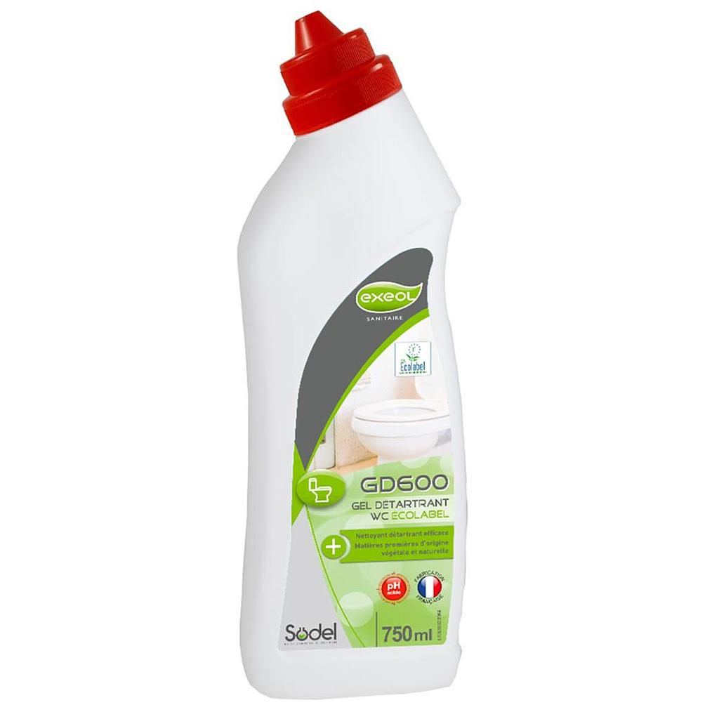 Gel détartrant WC - Ecolabel