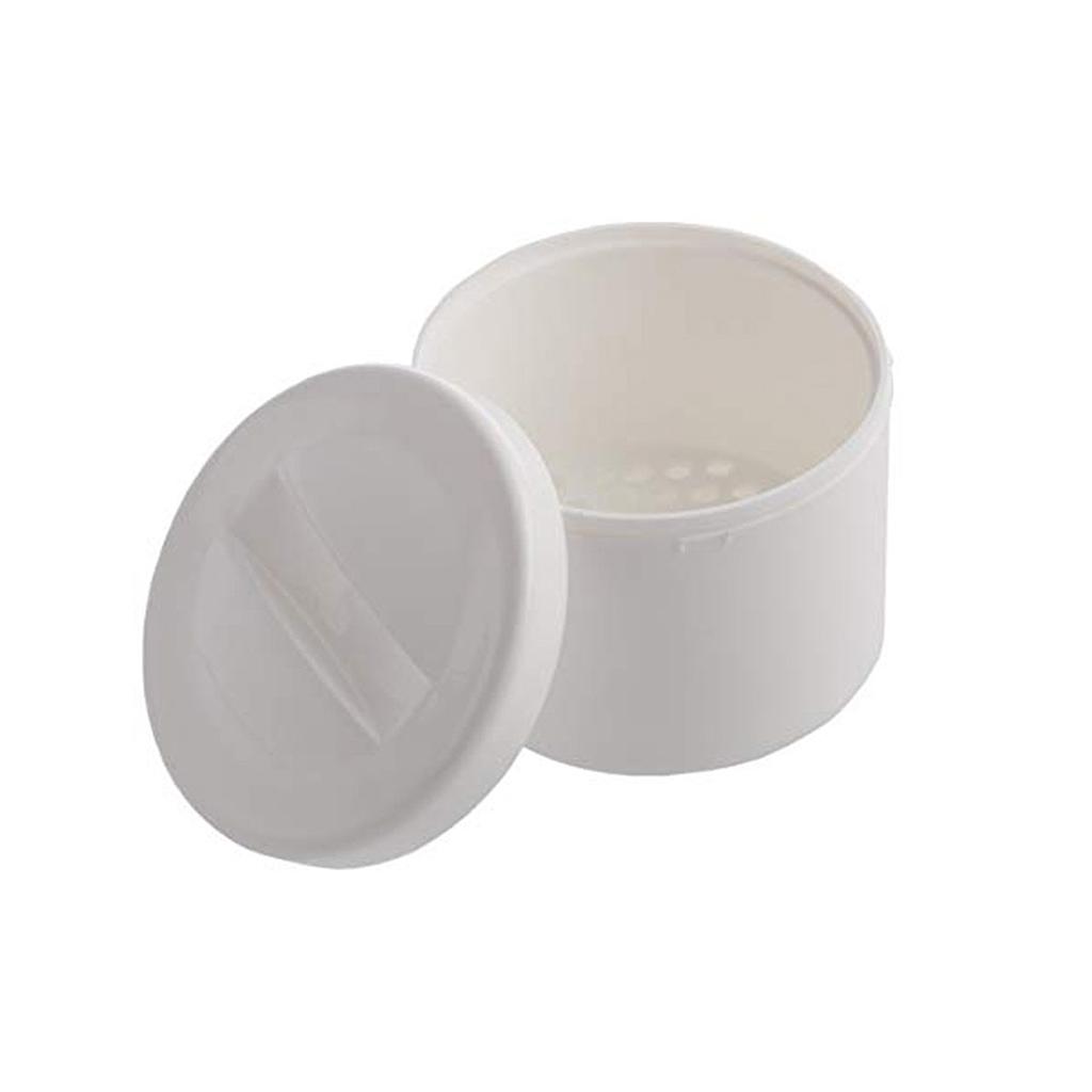 Complete prothesebox met uitneembare witte zeef