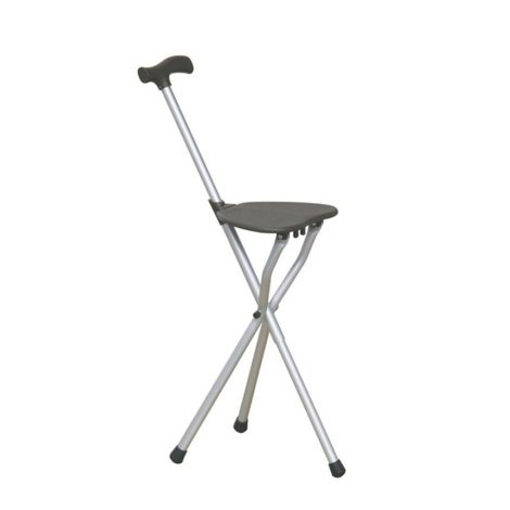 Rechte opvouwbare aluminium wandelstok