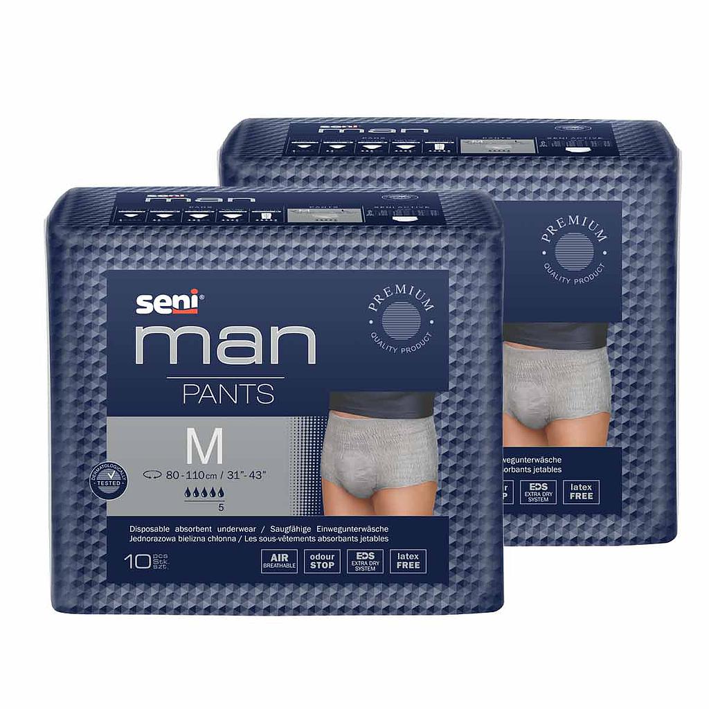 Culottes absorbantes Seni Pants Man Large