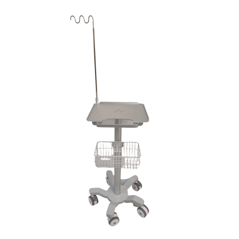 Medi Stand ECG trolley met wielen, mand en standaard