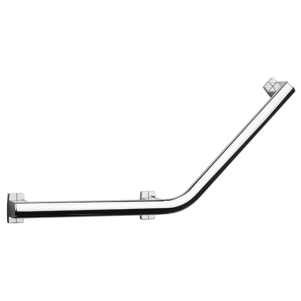 135° schuine steungreep 40x40cm glans geanodiseerd