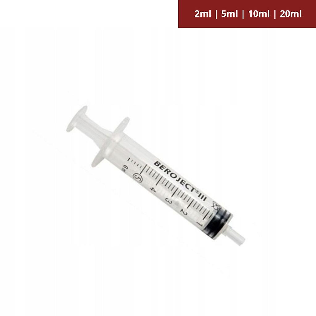 Seringue Beroject III centrée Luer sans aiguille