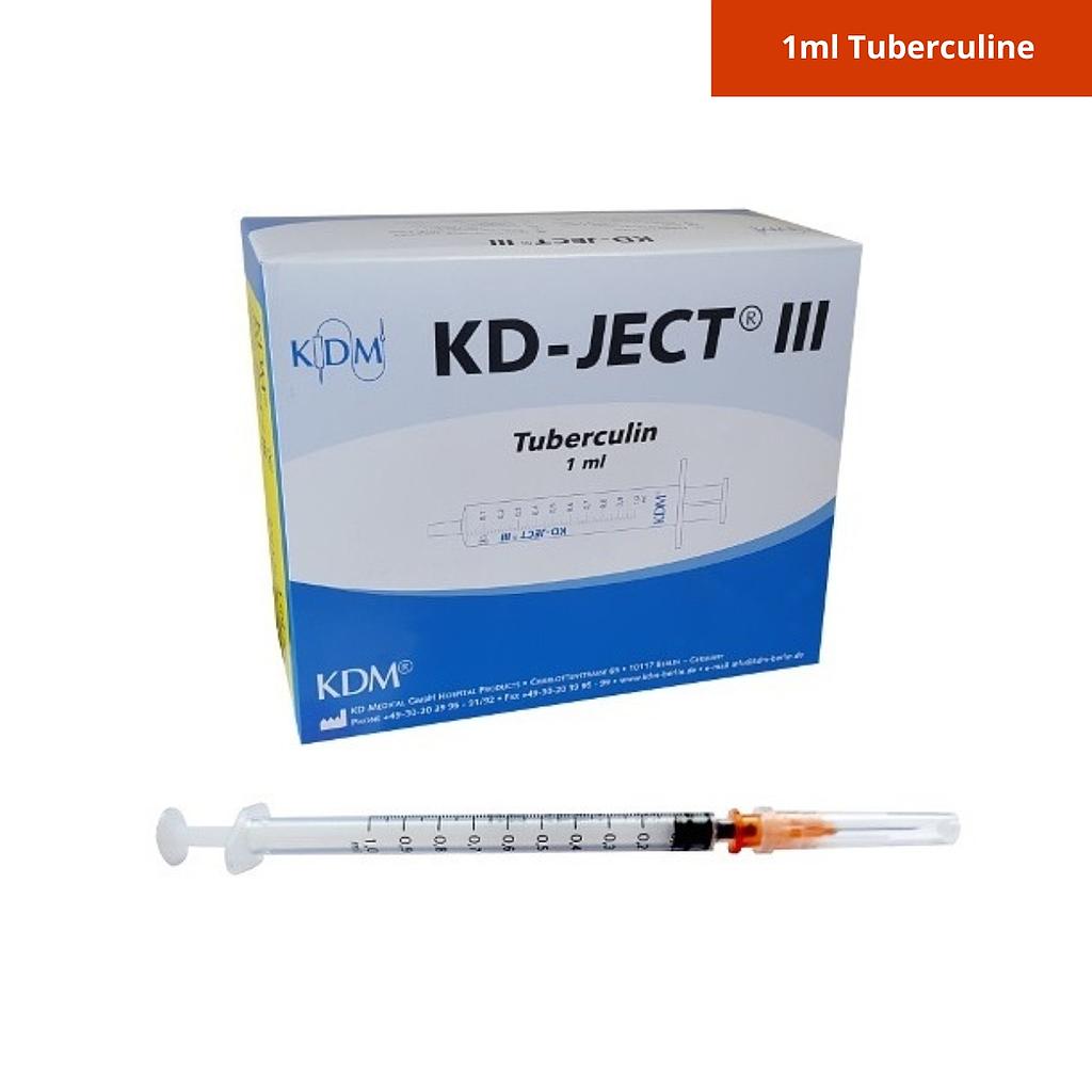 Seringue KD-JECT III Tuberculine 1ml avec aguille