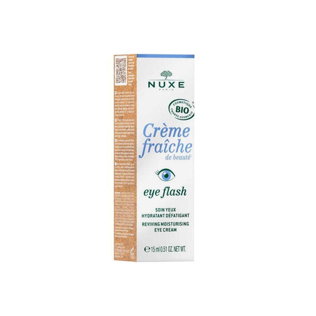 NUXE Crème Freeskop De Beauté Eye Flash Soin Yeux Hydratant Défatigant Bio Tube 15ml