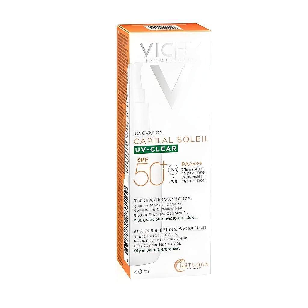 VICHY Capital Soleil UV transparant IP50+ 40ML