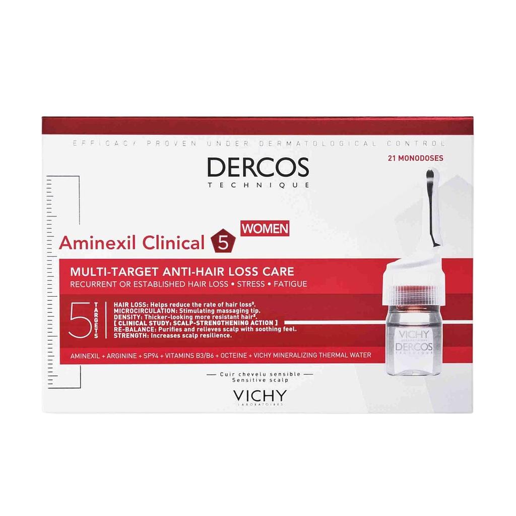 VICHY DERCOS AMINEXIL CLINICAL 5 WOMEN AMP 21X6ML