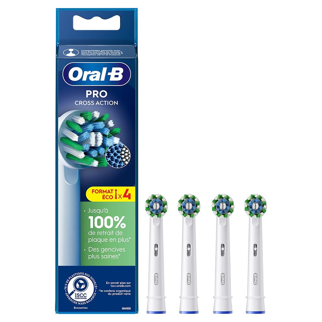 Brossettes Oral-B Pro Cross Action (4)