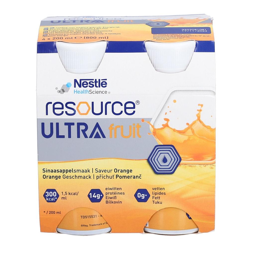 Nestlé Hulpbron Ultra Fruit 4x200ml