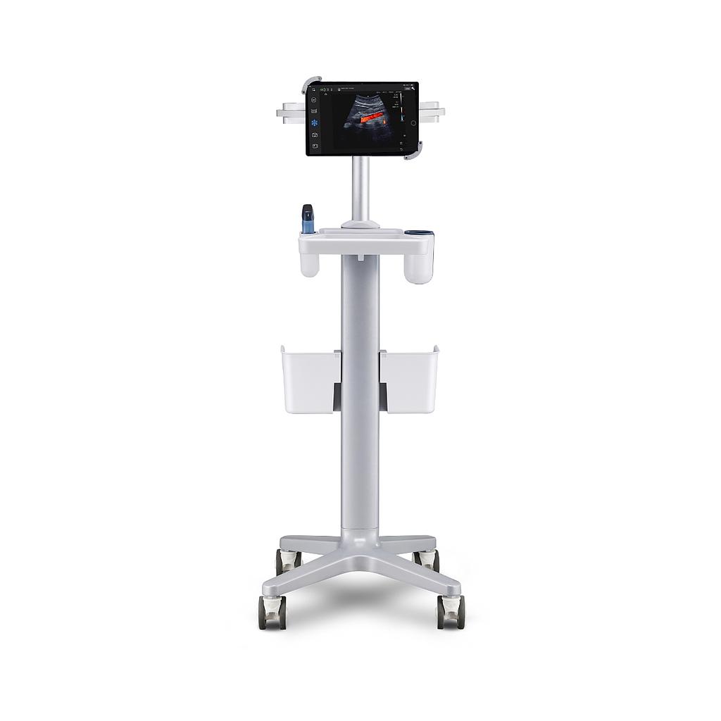 Chariot pied sur roulettes avec bras télescopique MT-320T, pour EDAN Nano C5EXP & L12EXP