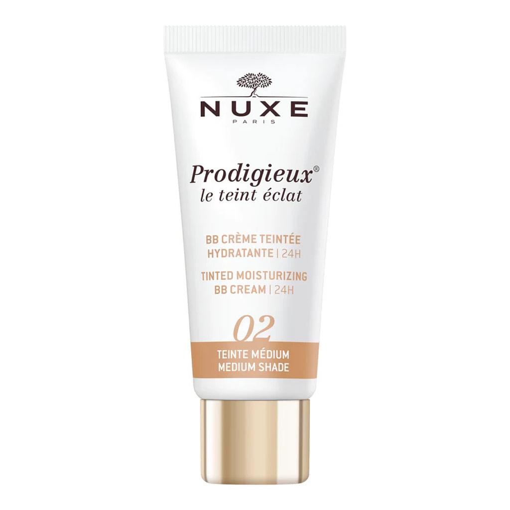 NUXE PRODIGIEUX BB CREME TEINTEE MEDIUM 02 30ML