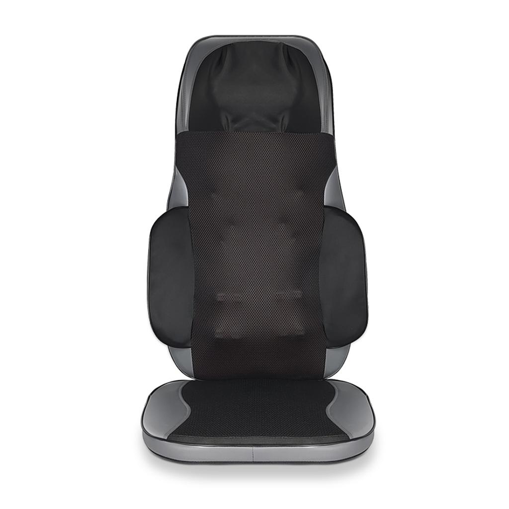 Siège de massage noir/gris pour le dos