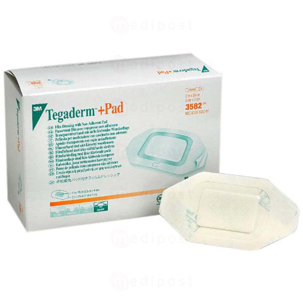 Tegaderm + pad Pansement adhésif transparent stérile avec compresse