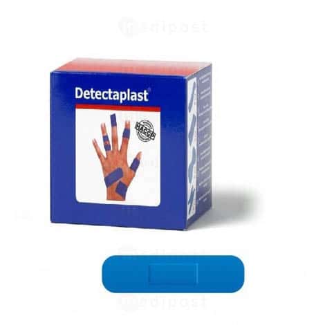 Detectaplast universeel waterdicht blauw verband 19x72mm