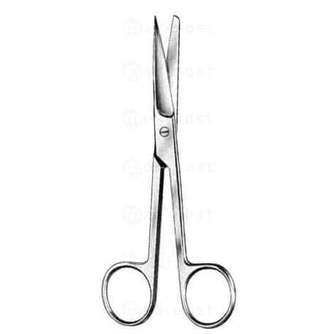 14 cm rechte punt/schuim chirurgische schaar