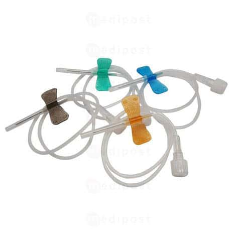 Steriele gevleugelde epicraniële vleugelnaald