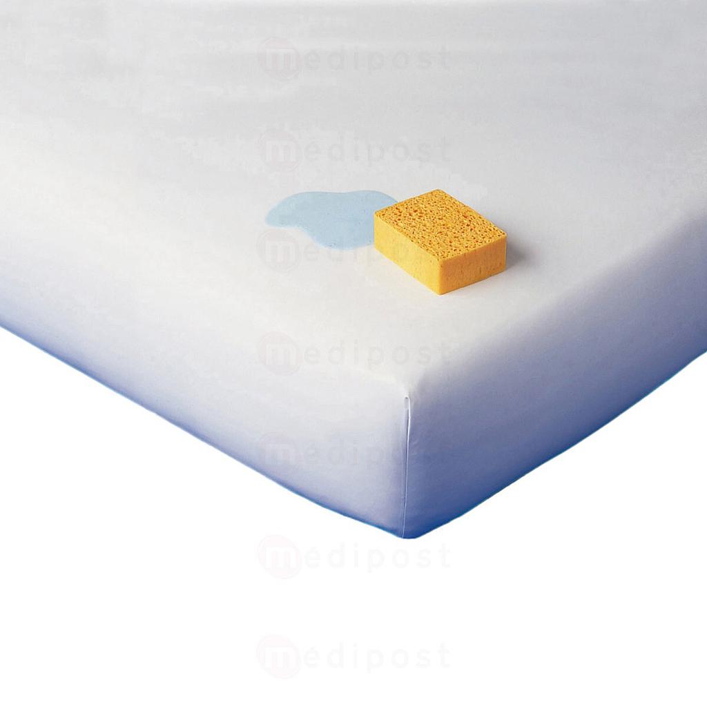 Protège-matelas PVC blanc