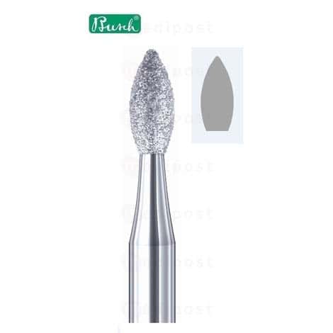 Fraise diamant - cône Ø 2,3mm - grain moyen