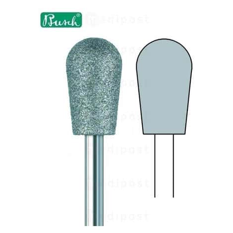 Diamant frees - kegel 7mm diameter - medium korrel