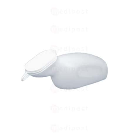 Urinal femme 1000 ml opaque avec couvercle