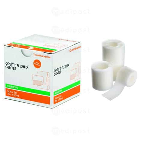 Pansement de fixation silicone Opsite Flexifix Gentle - 5 mètres
